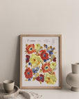 No.061 - Autumnal Blooms - Vintage Archive Poster Prints