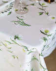 Snowdrop and Hellebore Tablecloth