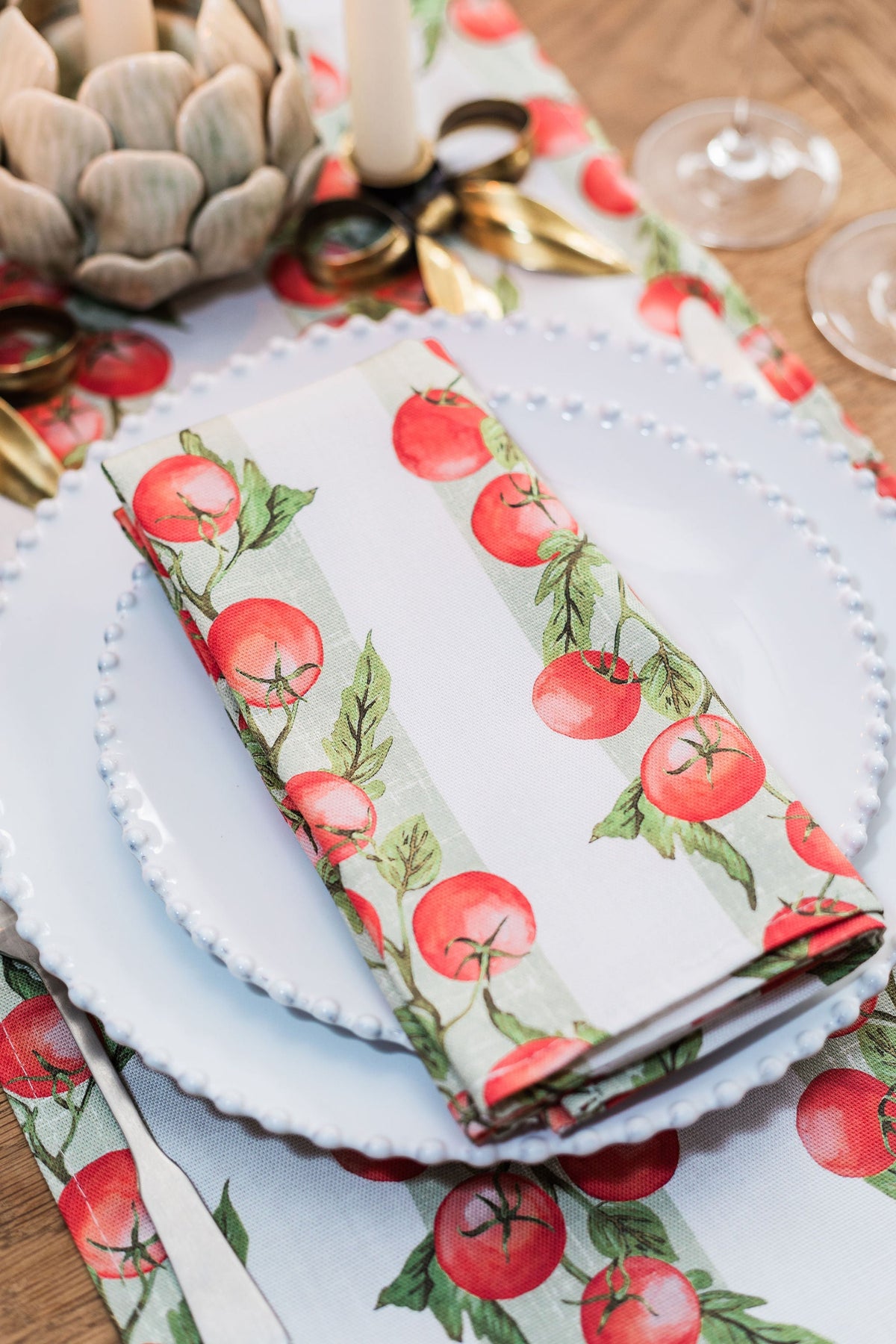 Vine Tomato Napkins (Pair)