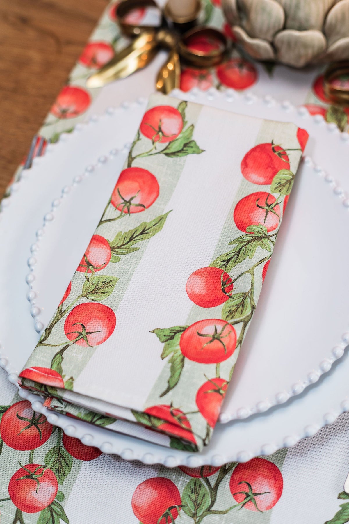 Vine Tomato Napkins (Pair)