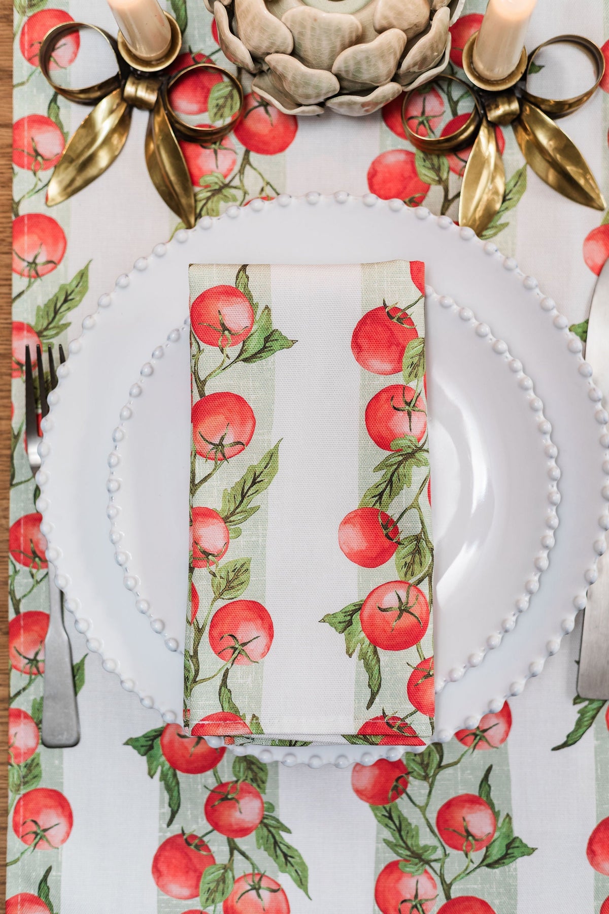 Vine Tomato Napkins (Pair)