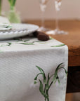 Snowdrop and Hellebore Table Runner