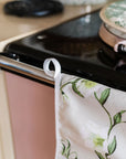 Snowdrop and Hellebore Oven Glove
