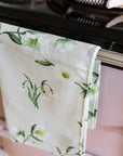 Snowdrop and Hellebore Tea Towel