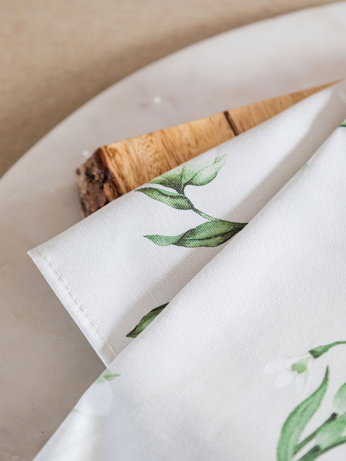 Snowdrop and Hellebore Tea Towel