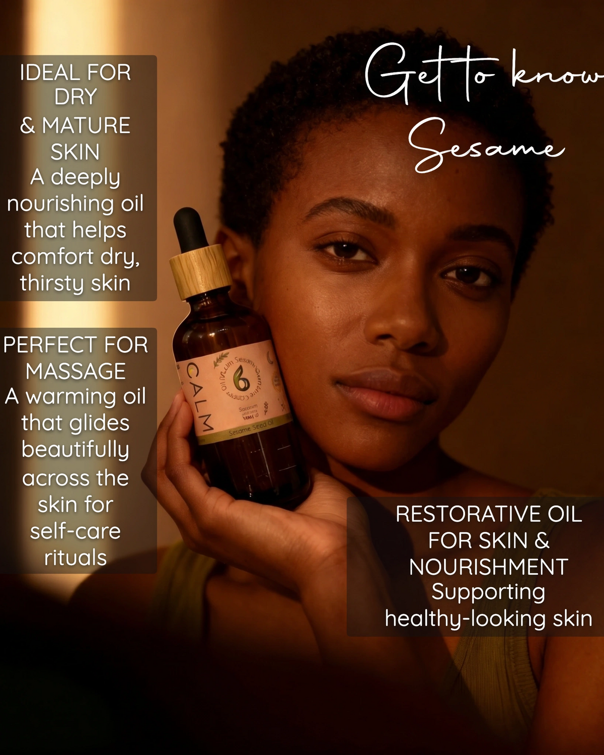 Pure Sesame Carrier Oil – Nourishing Massage &amp; Body Oil