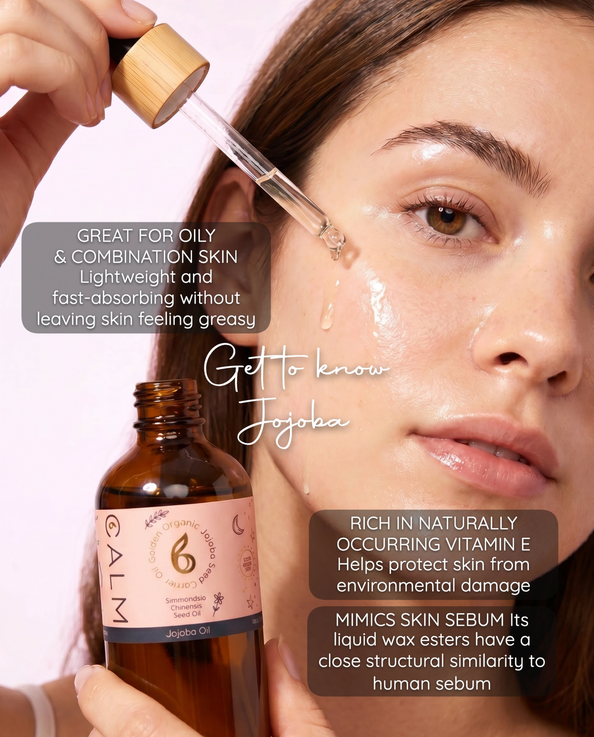 Organic Jojoba Carrier Oil – Balancing Face &amp; Skincare Oil