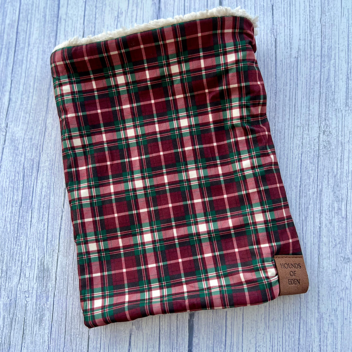 Tartan Me Up - Red &amp; Cream Tartan Dog Snood