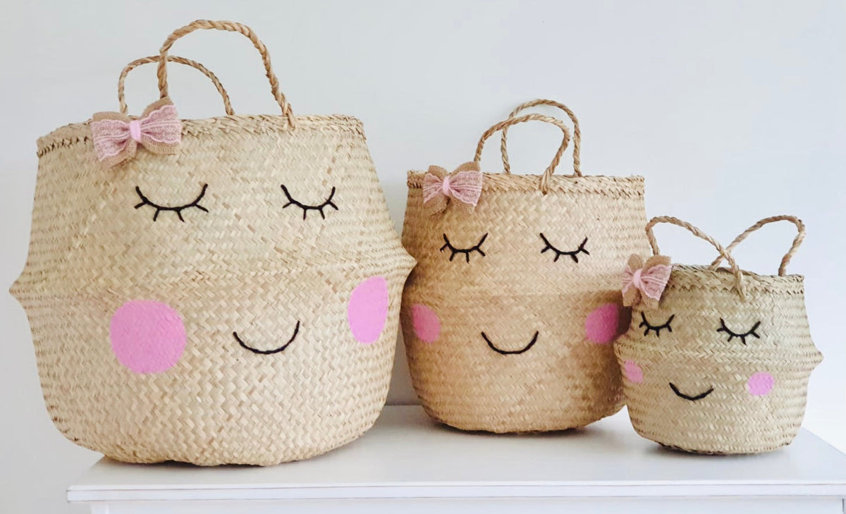 Sweet Cheeks Bow Basket - Extra Large