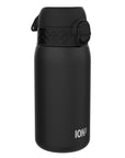 Leak Proof Thermal Steel Water Bottle, Insulated, Black, 320ml (11oz)