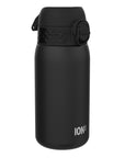 Leak Proof Water Bottle, Stainless Steel, Black, 400ml (13oz)