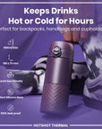 Insulated Steel, Travel Mug, Blackberry, 360ml
