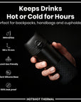 Insulated Steel, Travel Mug, Black, 360ml