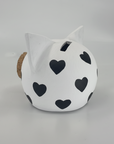Queen of Hearts | Handmade Ceramic Piggy Bank