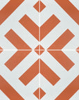 Luxury yellow geometric porcelain tile, premium durable anti-slip outdoor and indoor tile, trending best-selling bold green and yellow ray design by Maria Starling Design at brixbailey.com