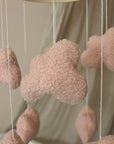 Handmade Boucle clouds pink-1