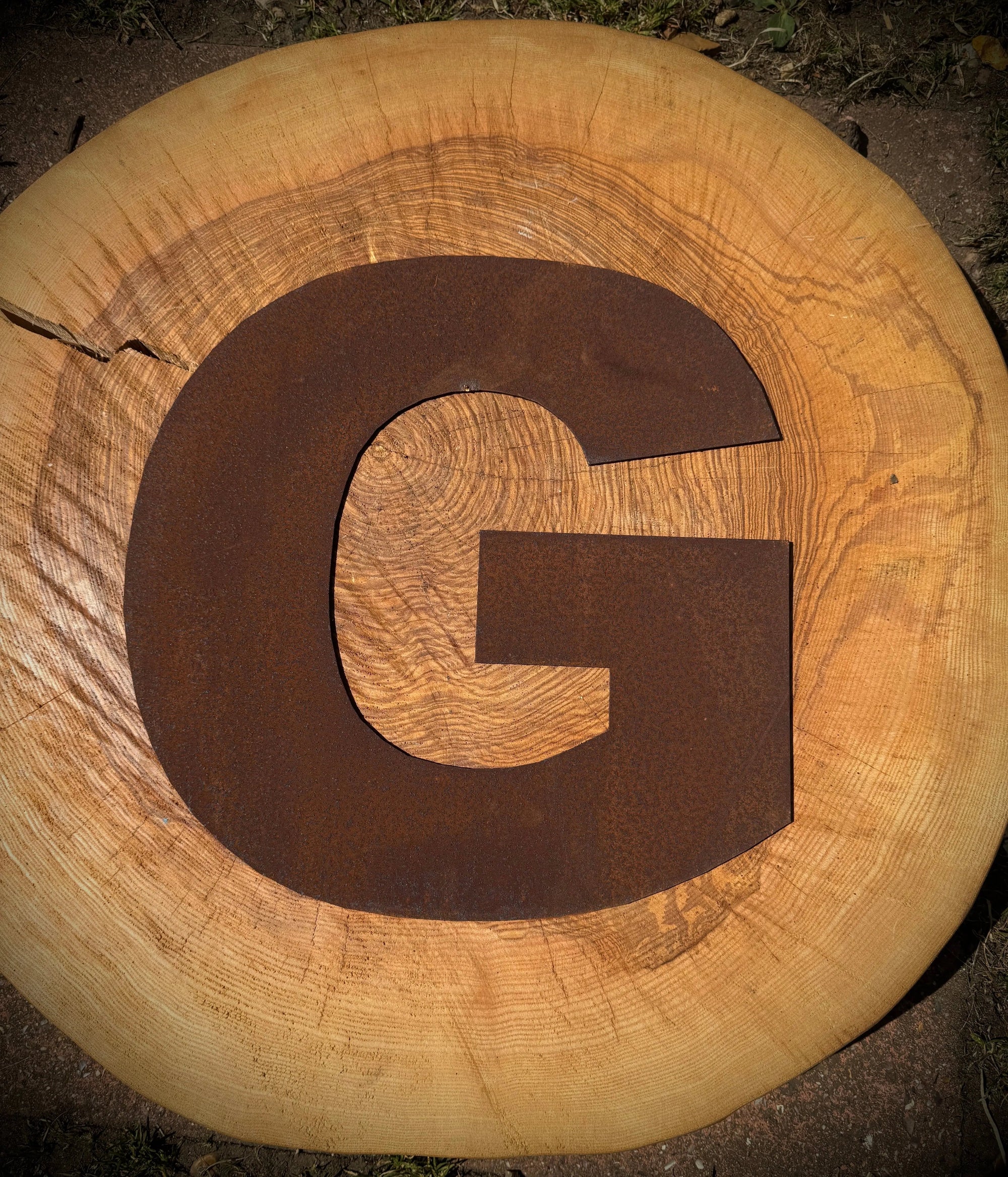 Rusty Metal Letters , Signs For The Home And Garden A–Z | Fat Font 5" Lettering