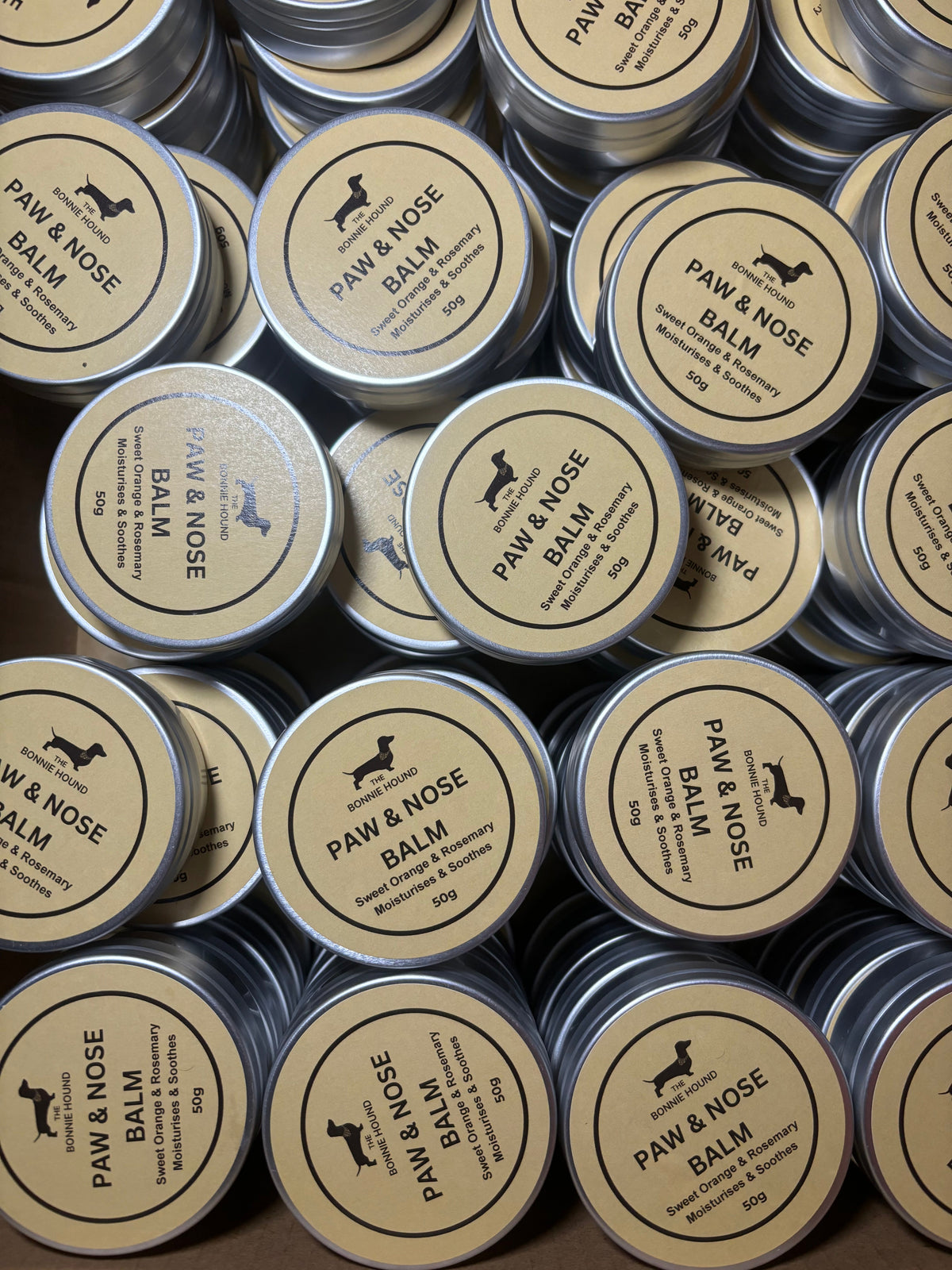 Handmade Paw, Nose and Skin Balm - Sweet Orange &amp; Rosemary - 50g