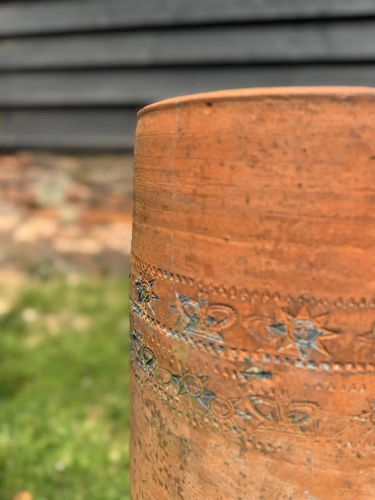 Victorian Terracotta Chimney Pot Garden Planter/ Plant Pot Architectural Antique