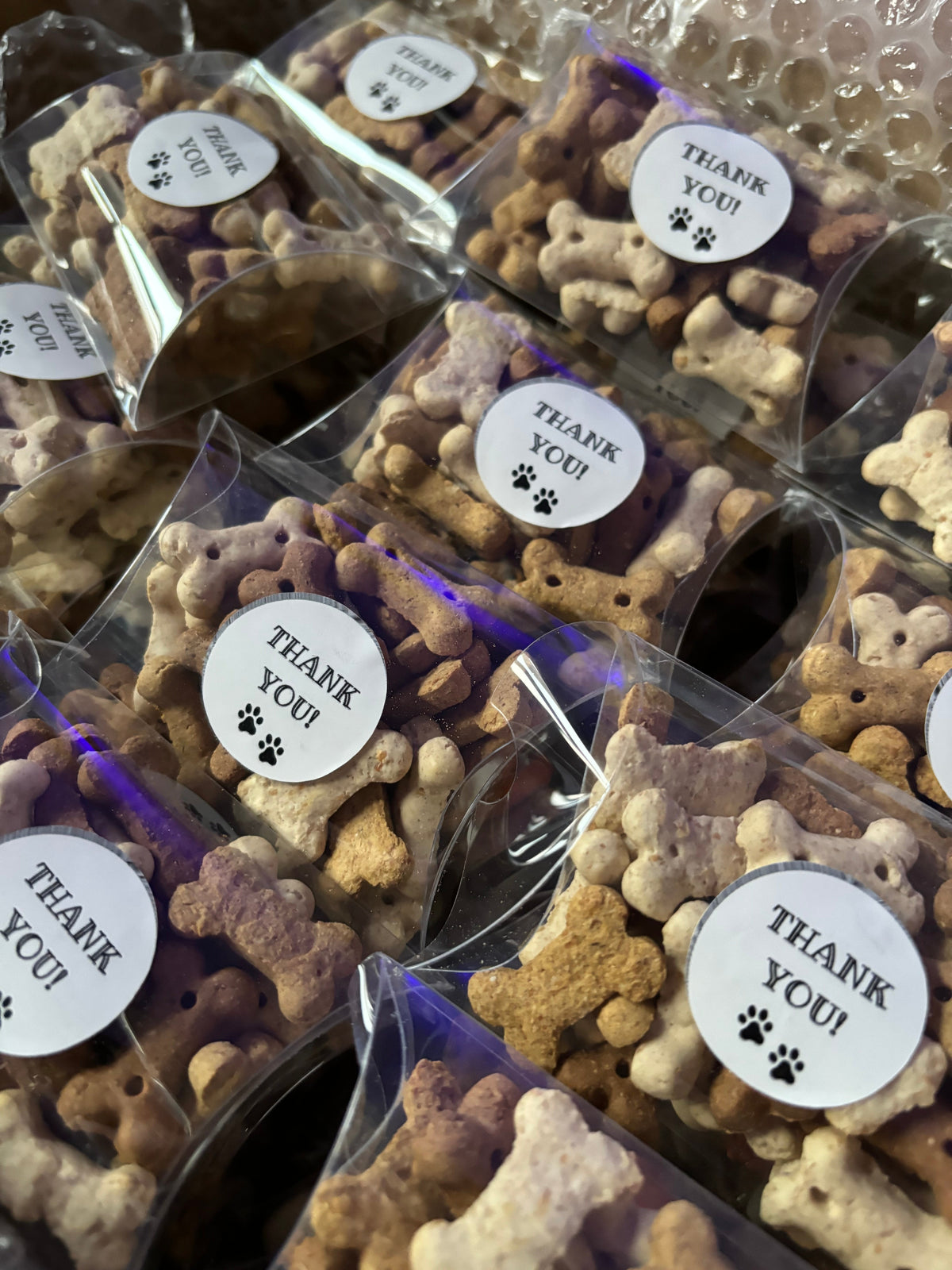 Dog Biscuit Treats - Pick N Mix Thank You Boxes