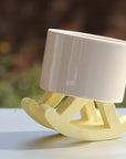 Yellow Rocky Chair Whisky Cup