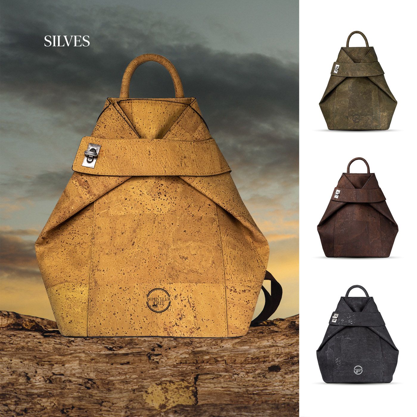 Silves Folded Backpack - TAN