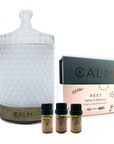 Aroma Diffuser with our Rest Calm Oil Set - Sleep & Hormone Balance