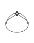 Mini Black Clover Cord Bracelet