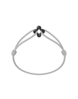 Mini Black Clover Cord Bracelet