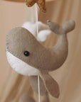 Handmade Little Whales baby mobile-5