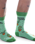 Caution I'm Prickly Bamboo Socks