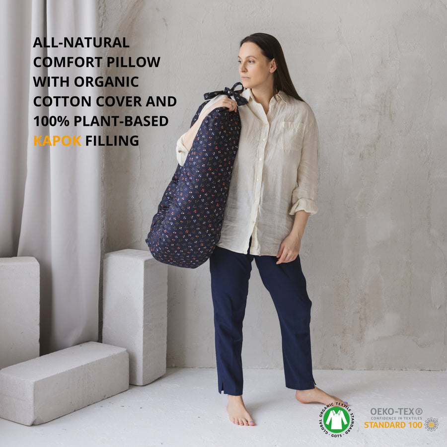 MINICAMP C-Shape Nursing & Comfort Pillow - Organic Cotton, Multi-Use Support for Pregnancy & Sleep by Minicamp at brixbailey.com