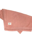 Dusty Pink Organic Cotton Knitted Baby Blanket – 100 X 80cm