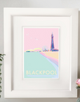 Blackpool Seaside Nostalgia Art Print