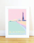 Blackpool Seaside Nostalgia Art Print