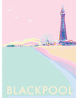 Blackpool Seaside Nostalgia Art Print