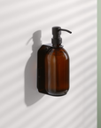 Black Single Wall Mounted Soap Dispenser-0