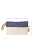 Block A Clutch - Blue-4