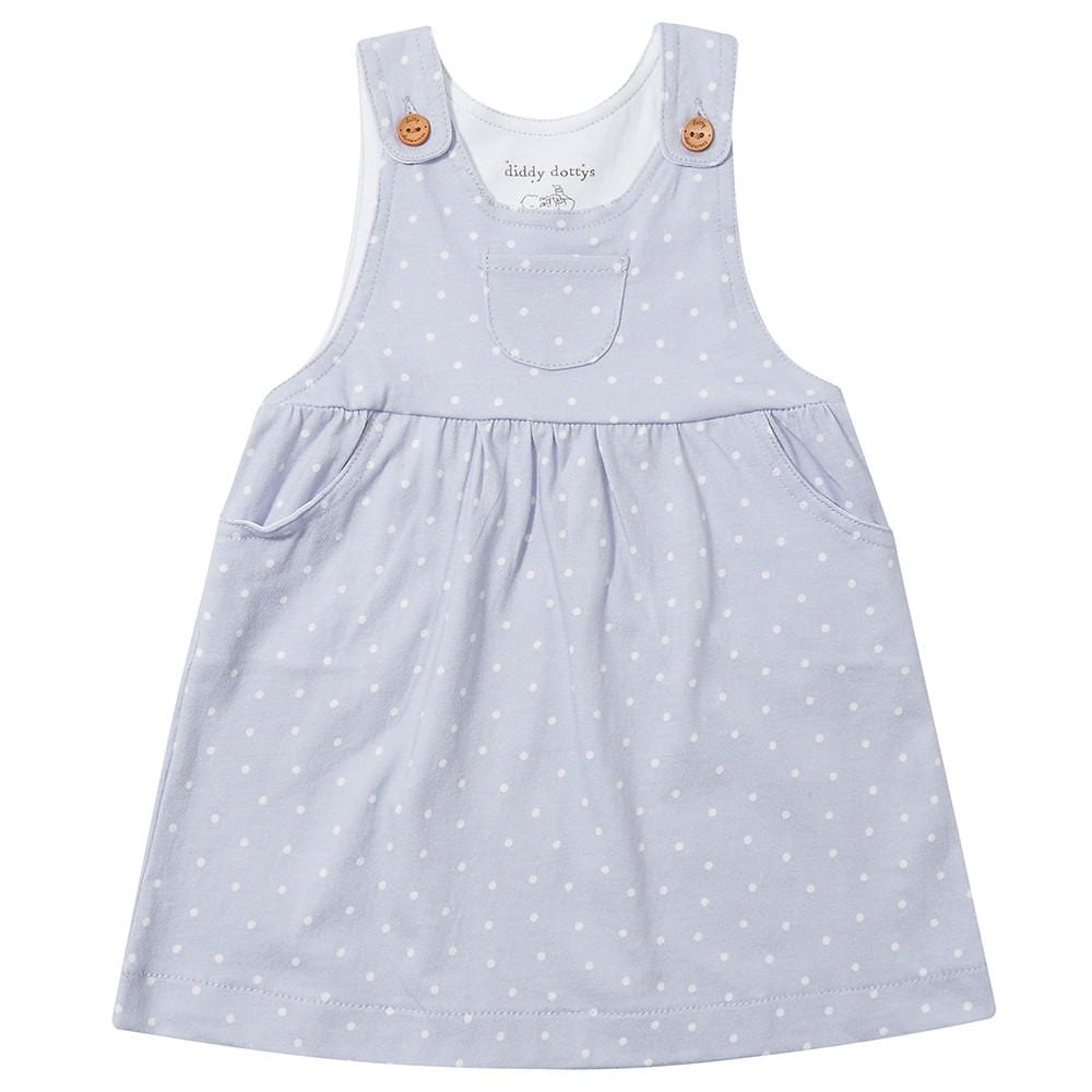Blue Dotty Dress