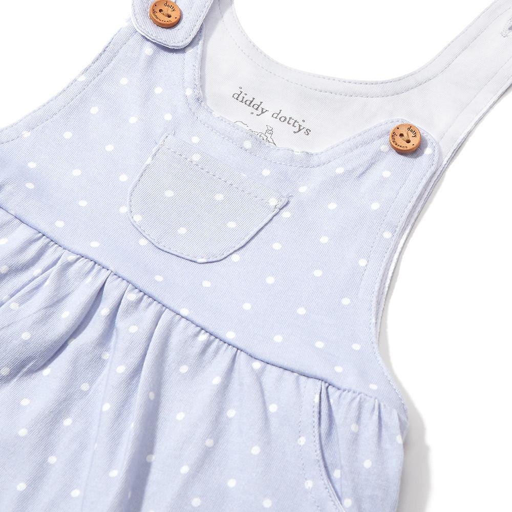 Blue Dotty Dress