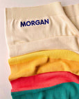 Personalised Pink Rainbow Stripe Organic Cotton Baby Blanket
