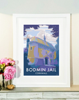 Bodmin Jail Vintage Travel Poster Print