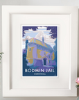 Bodmin Jail Vintage Travel Poster Print