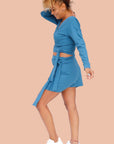 BORAGO Organic Cotton Wrap Top