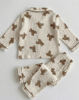 Cozy Bear Pyjamas - PJ Set 100% Cotton