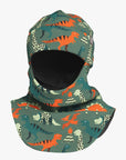 Merino Balaclava for Kids Dinosaur Print