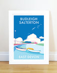 Budleigh Salterton Vintage Seaside Travel Poster Print