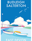 Budleigh Salterton Vintage Seaside Travel Poster Print