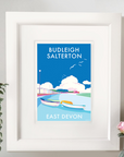 Budleigh Salterton Vintage Seaside Travel Poster Print