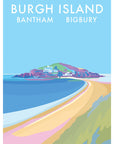 Burgh Island Vintage Seaside Travel Poster Print